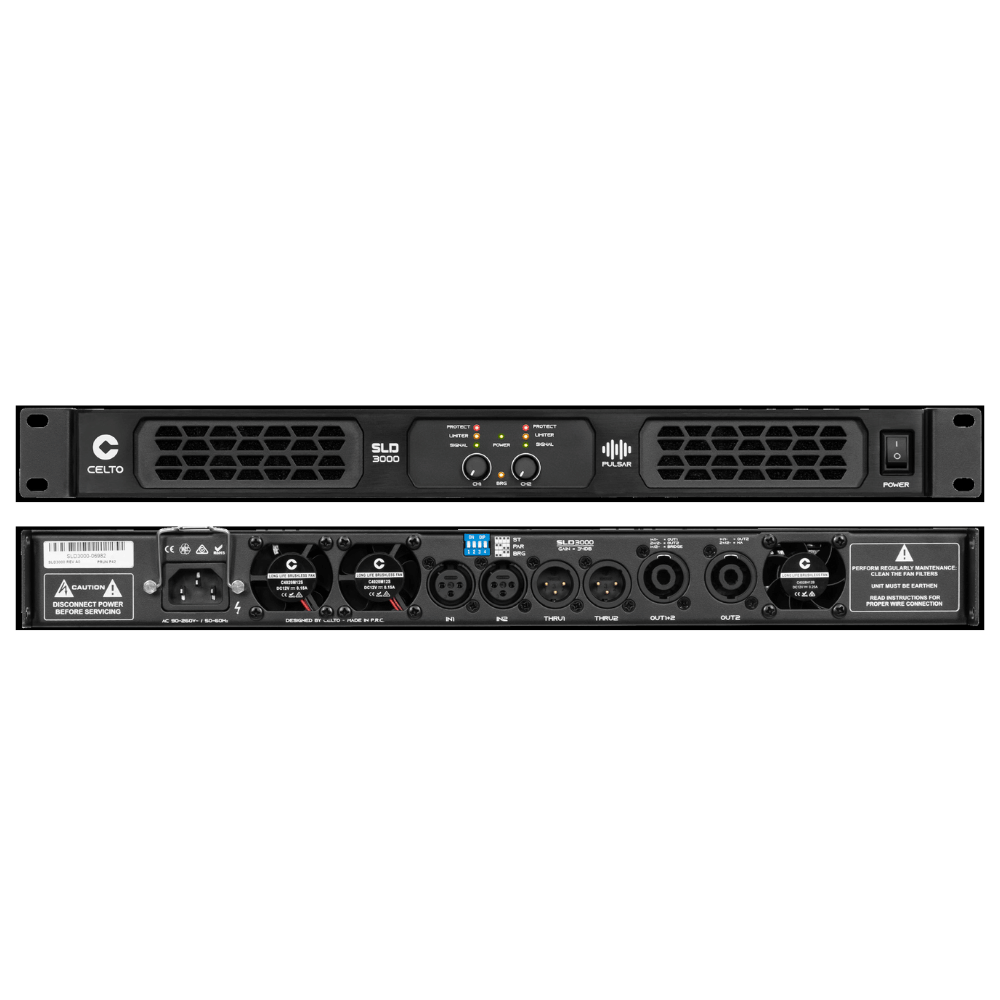 CELTO SLD3000 SL SERIES AMPLIFIER