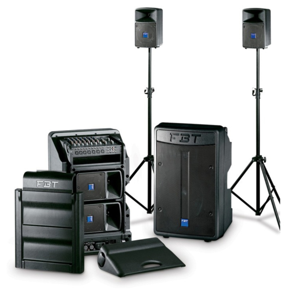 AMICO 10USB is a completely integrated, ready-wired sound system offering a convenient plug and play solution for Houses of Worship, schools, conference halls, DJ sets, sports centers and small musical groups performing live in small to medium sized venues.