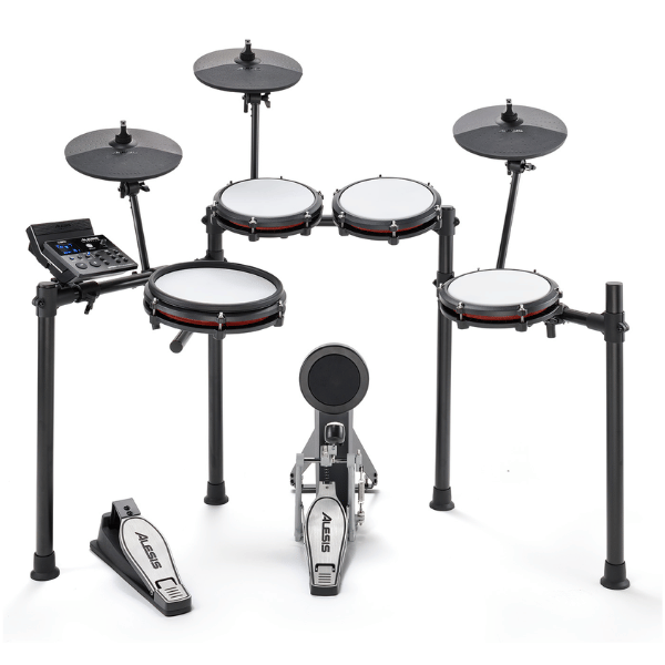 Alesis DM10 electronic drum set on a white background