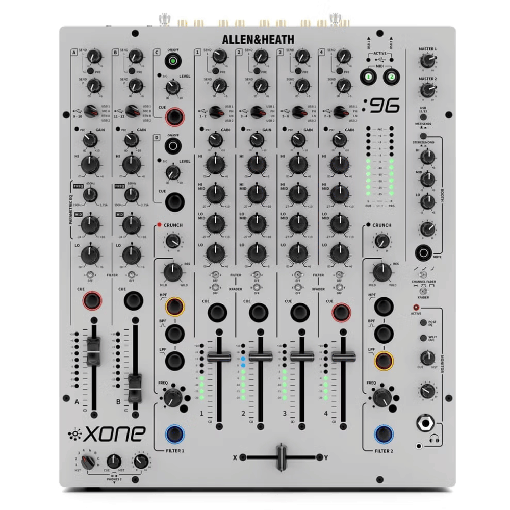 Allen & Heath Xone 96 mixer on a white background