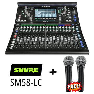 Allen & Heath SQ-5 with 2 x FREE Shure SM-58LC Microphones