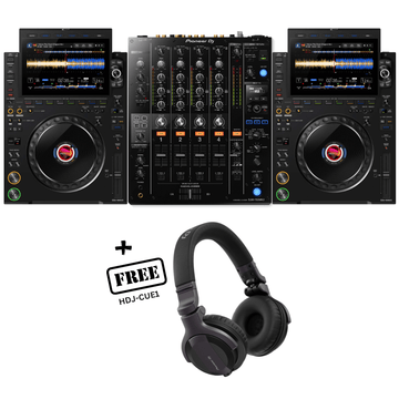 Alpha Theta CDJ3000X & DJM-750MK2 (FREE HDJ-CUE1)