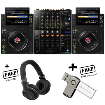Alpha Theta CDJ3000X & DJM-750MK2 (FREE HDJ-CUE1 & 32GB USB)