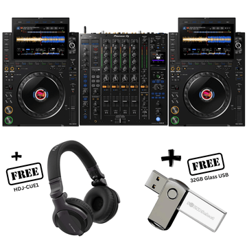 Alpha Theta CDJ3000X & DJM-A9 (FREE HDJ-CUE1 & 32GB USB)