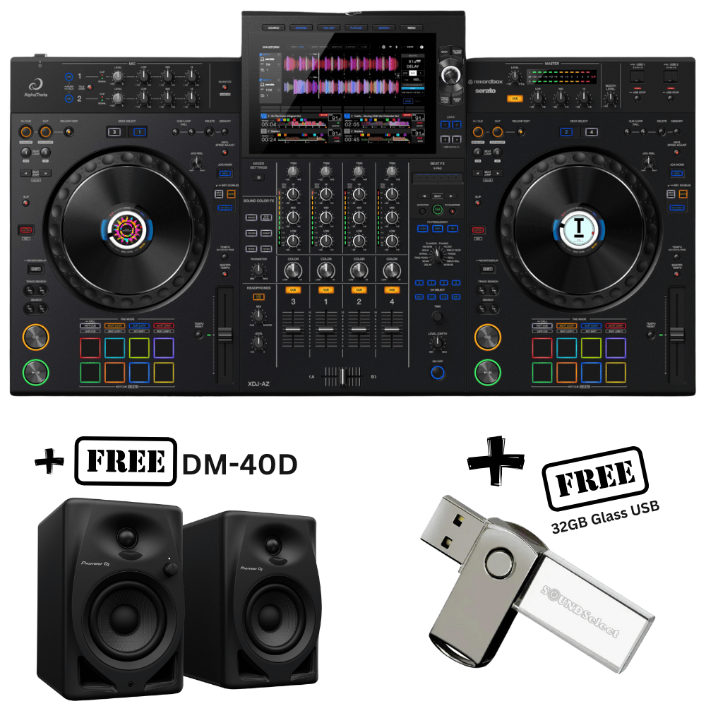 Alpha Theta XDJ-AZ (FREE PIONEER DM-40D & 32GB USB)