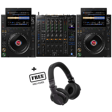 Alpha Theta CDJ3000X & DJM-A9 (FREE HDJ-CUE1)