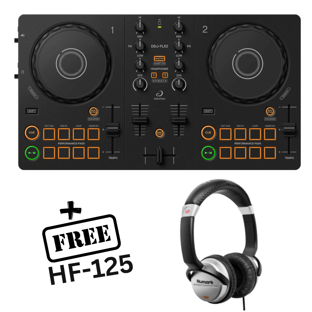 Alpha Theta DDJ-FLX2 (FREE NUMARK HF125)