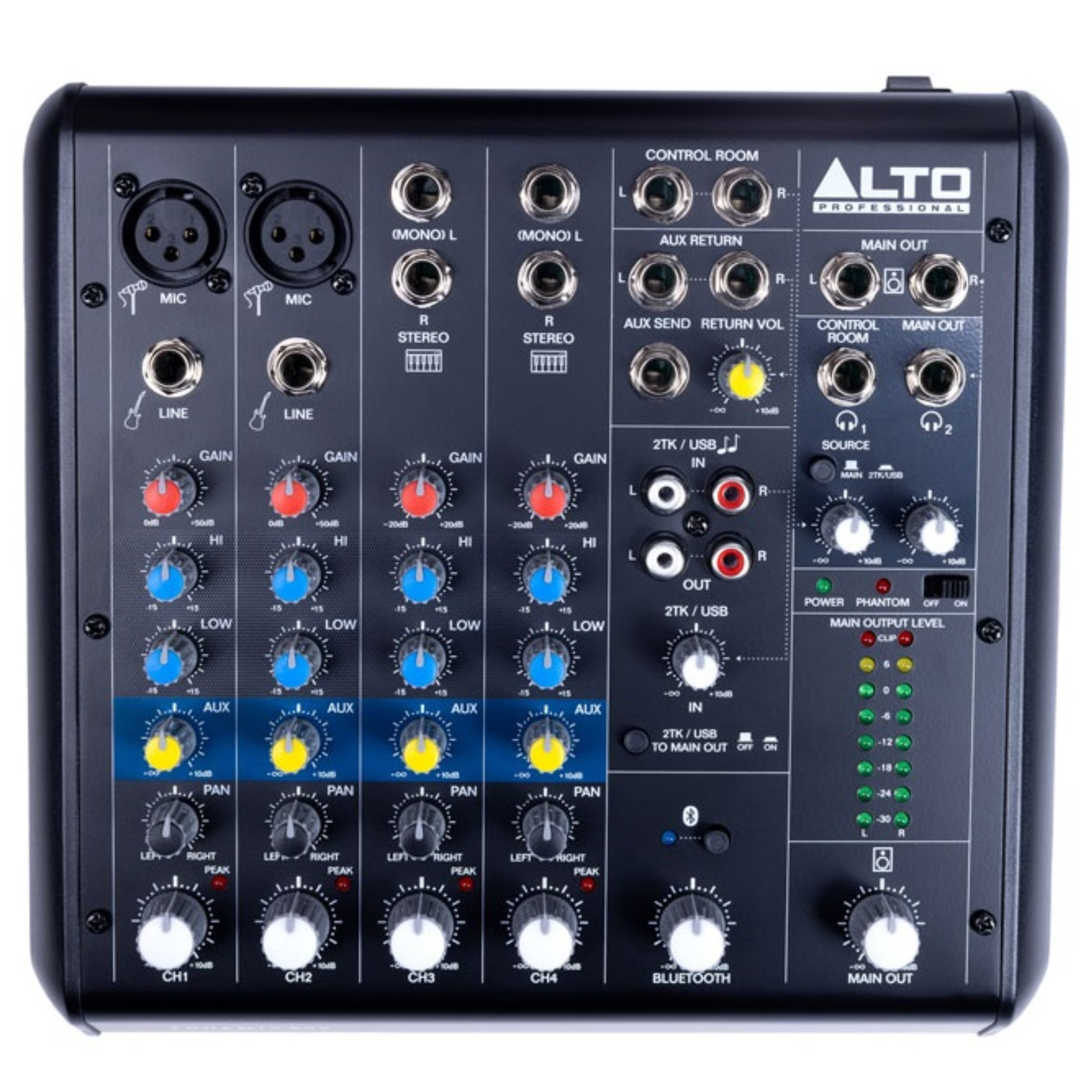 Demo Alto Truemix 600 : 6 Channel Analog Mixer w/ USB & Bluetooth