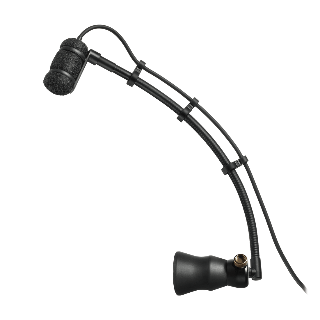 Black laryngoscope blade on a transparent background