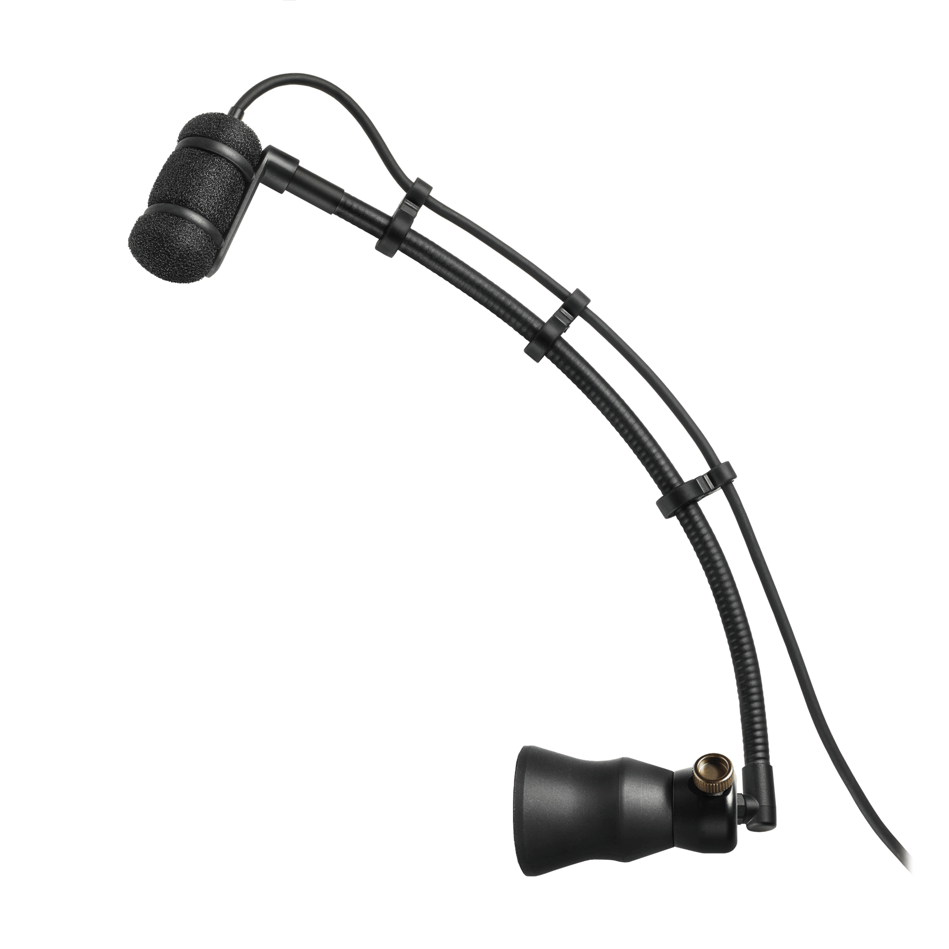 Black laryngoscope blade on a transparent background