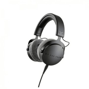Black headphones with 'DT 700 PROX' text on a white background