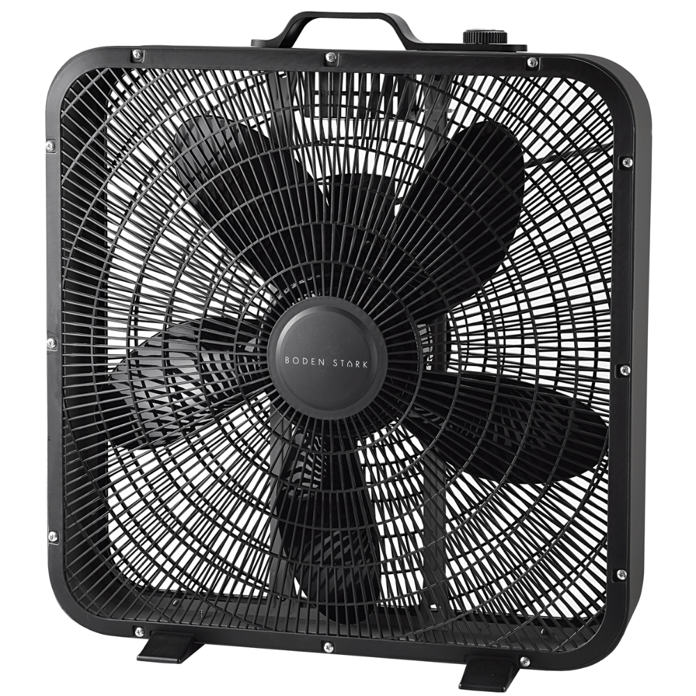 Boden Stark 50cm Box Fan 3-Speed Floor Fan with 5 PP Blades & Carry Handle (DEMO, OPEN BOX, NO WARRANTY)