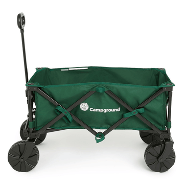 Campground Heavy Duty Outdoor Wagon Trolley - Green (OPEN BOX, NO WARRANTY)