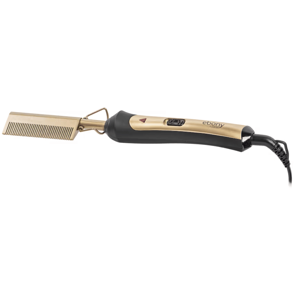 Carmen Ebony Hot Comb SEL-1161 (DEMO, OPEN BOX, NO WARRANTY)