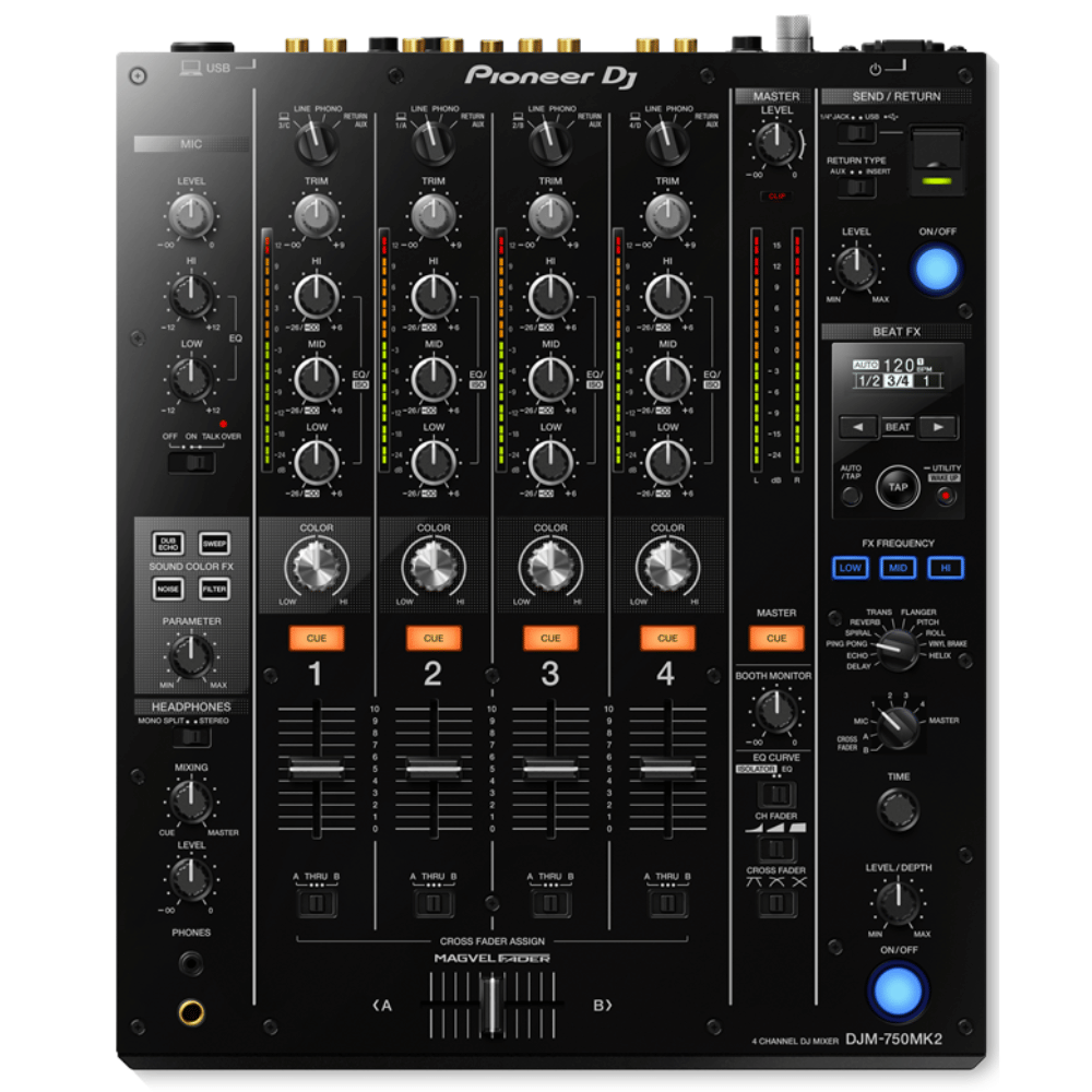 Pioneer XDJ1000MK2 + DJM750MK2 Bundle