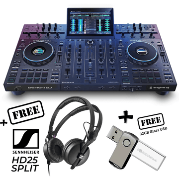 Denon Prime 4+ (FREE SENNHEISER HD25 SPLIT & 32GB USB)