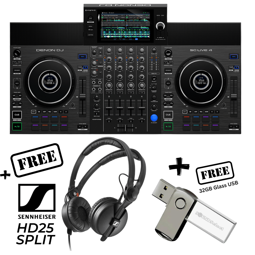 Denon SC Live 4 (FREE SENNHEISER HD25 SPLIT & 32GB USB)