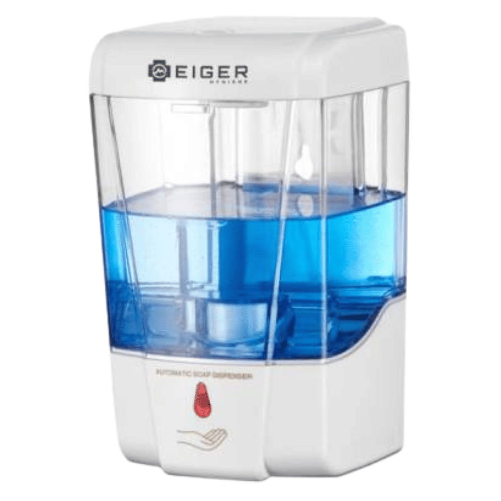 EIGER - WALL MOUNTED AUTO SANITIZER DISPENSER CLEAR 700ML EG-SDW07 (DEMO, OPEN BOX, NO WARRANTY)