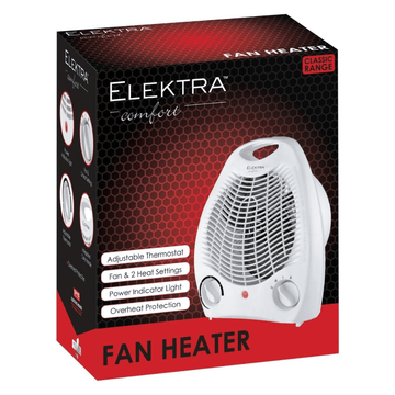 ELEKTRA COMFORT CLASSIC FAN HEATER SEL-2601 (DEMO, OPEN BOX, NO WARRANTY)