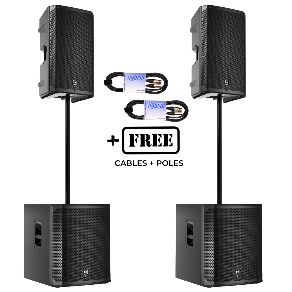Electro Voice ELX200-15P + ELX200 18SP Speaker Combo