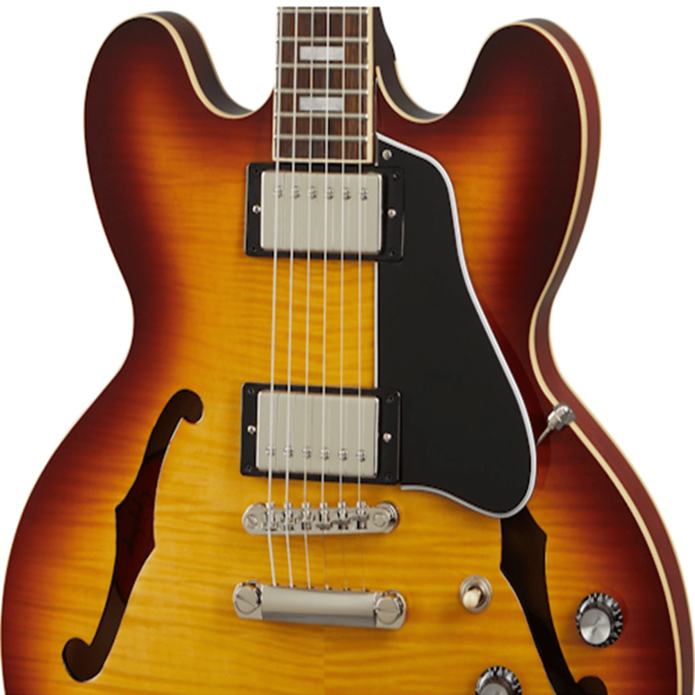 Epiphone EIES335F-RTB ES-335 Figured Raspberry Tea Burst