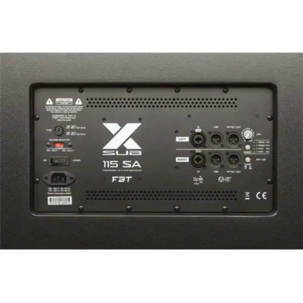 FBT X-Sub115SA – 15″ Active Subwoofer (1200W RMS) | Sound Select ZA