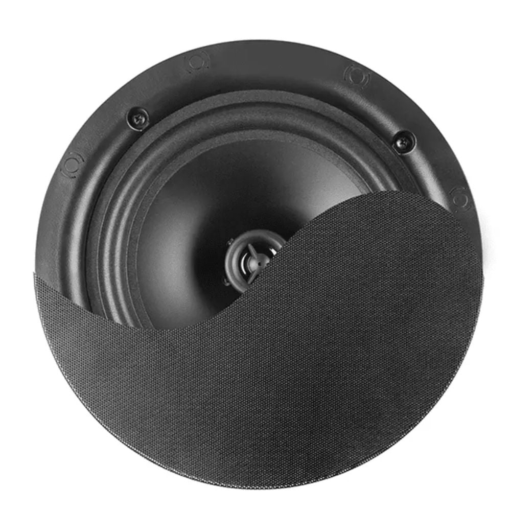 FILO CEILING SPEAKER FRAMELESS 8INCH BLACK 30W 100V
