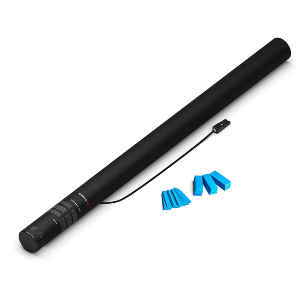 FILOFX ELECTRIC CONFETTI CANNON 80CM BLUE