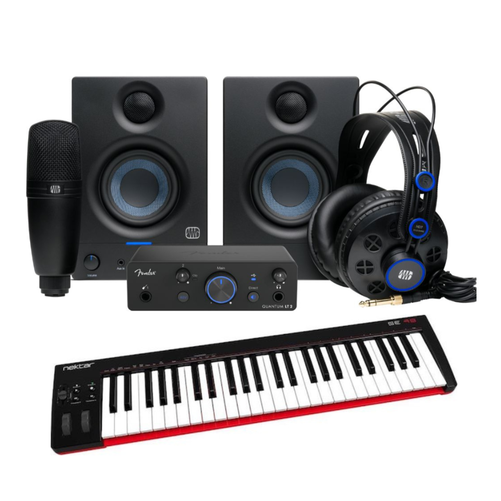 Fender Studio Quantum COMPLETE Pack with MONITORS and Nektar SE49