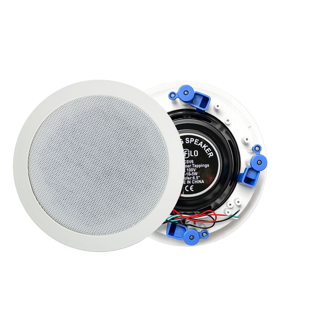 FILO CSV6 CEILING SPEAKER 6.5INCH WHITE 20W 100V