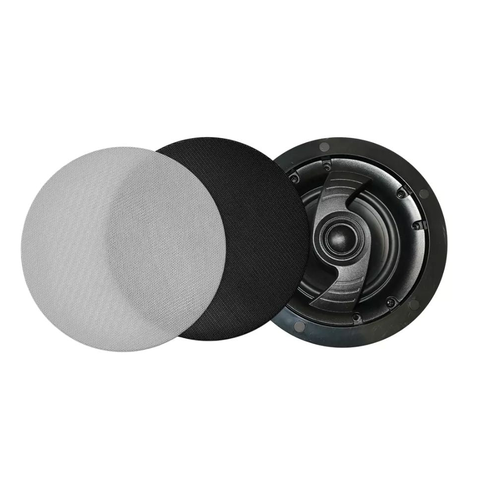 FILO HCV5WB HQ FRAMELESS CEILING SPEAKER 5.25INCH WHITE/BLACK 30W 100V