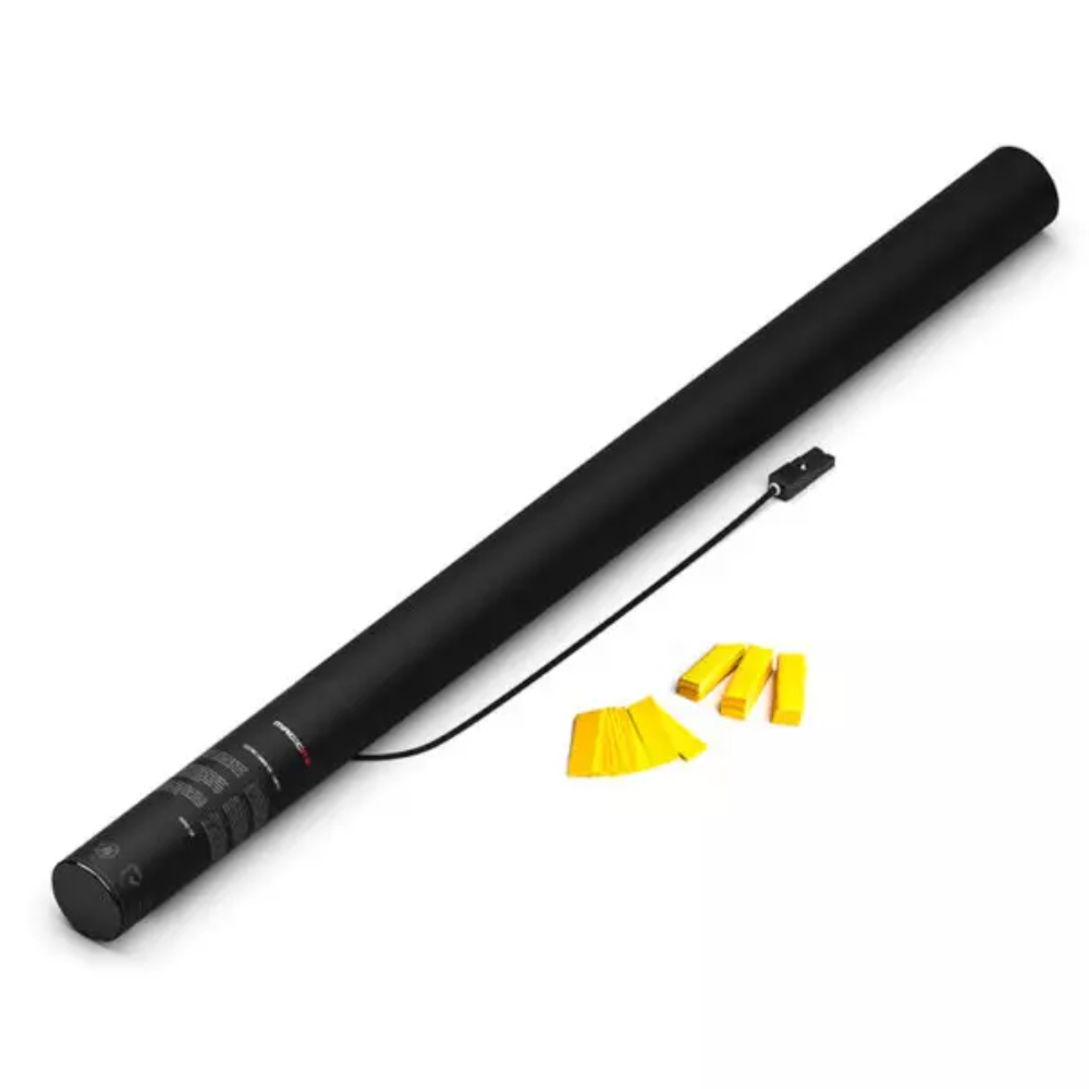 FILOFX ELECTRIC CONFETTI CANNON 80CM YELLOW