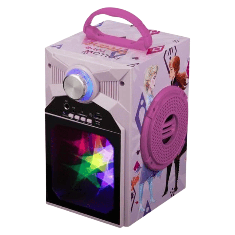 Frozen Classic LED Stars Karaoke Machine DY-1016-FZ (DEMO, OPEN BOX, NO WARRANTY)