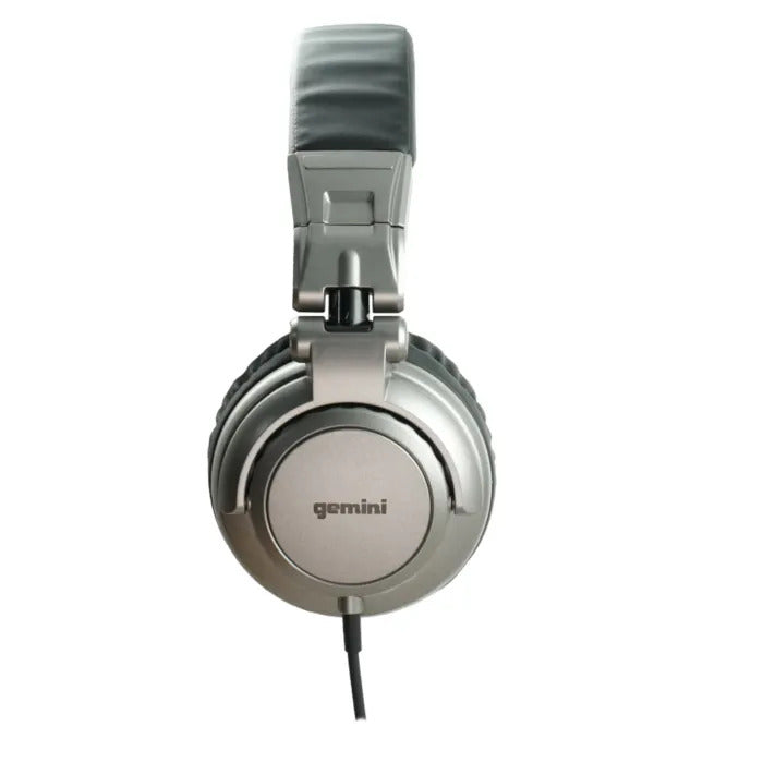 Silver Gemini headphones on a white background