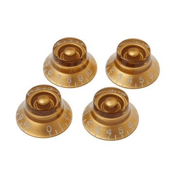 Gibson PRHK-020 Gold Top Hat Knobs (4 Pack)