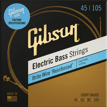 Gibson SBG-LSL Long Scale Brite Wire Electric+Bass Strings (4)