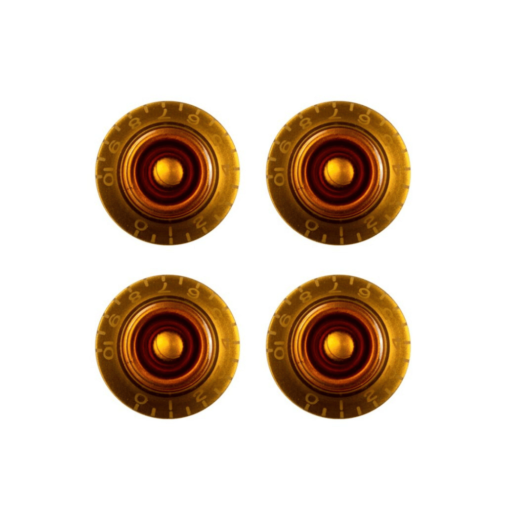 Gibson PRHK-020 Gold Top Hat Knobs (4 Pack)