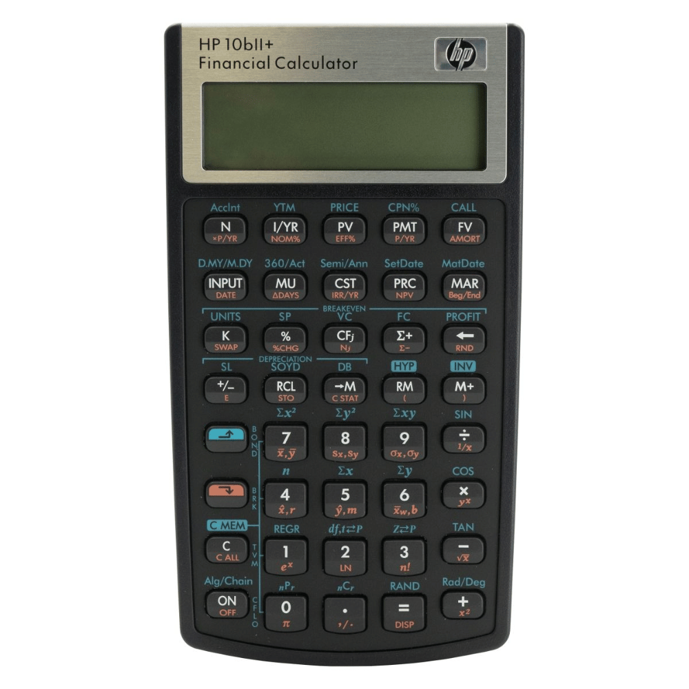 HP 10Bii+ Financial Calculator (DEMO, OPEN BOX, NO WARRANTY)