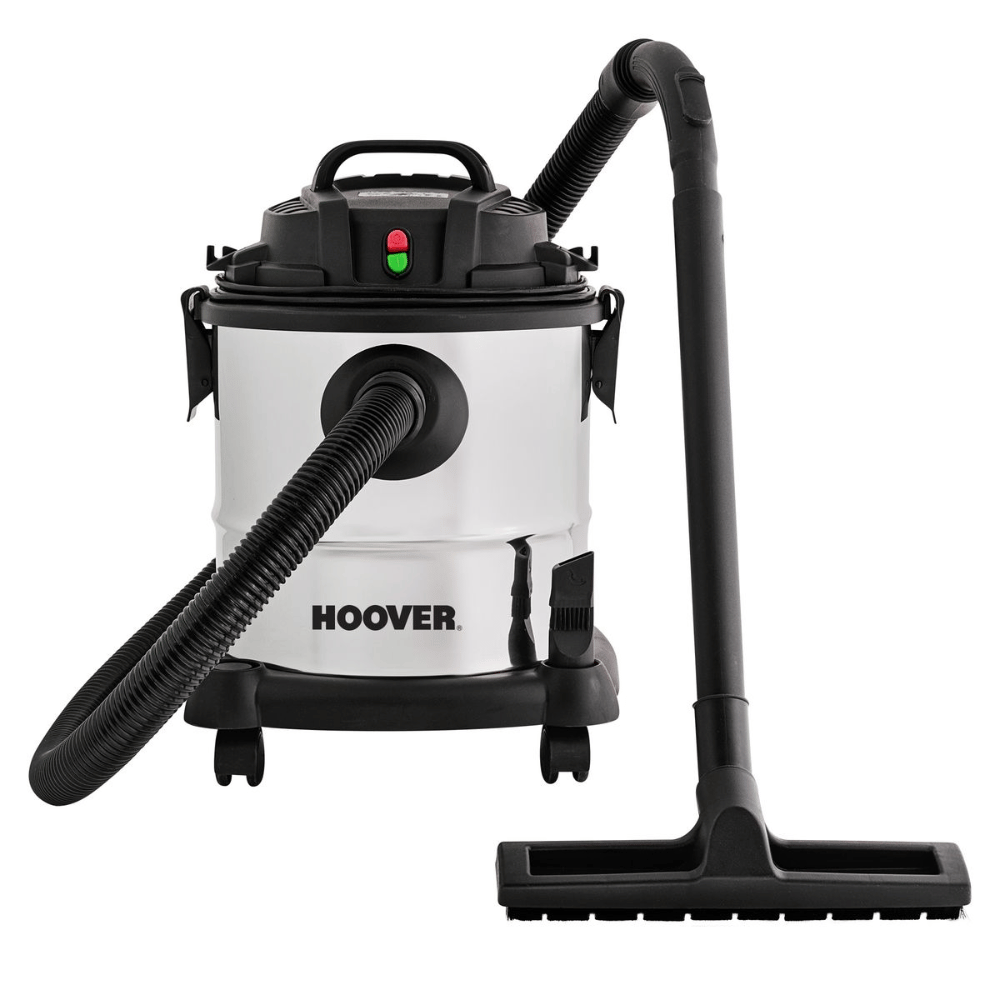 Hoover Stainless Steel 20L Wet Dry Drum Vacuum (OPEN BOX, NO WARRANTY)