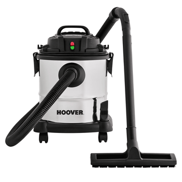Hoover Stainless Steel 20L Wet Dry Drum Vacuum (OPEN BOX, NO WARRANTY)
