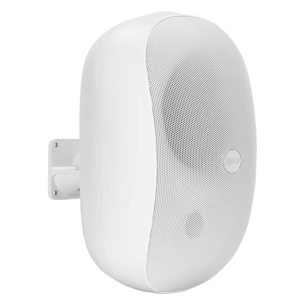 White ceiling speaker on a white background