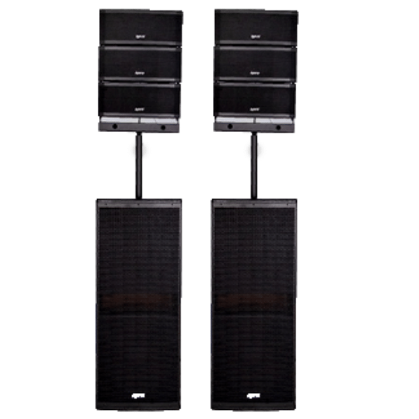 Hybrid LS218A Active & Passive Speaker Combo