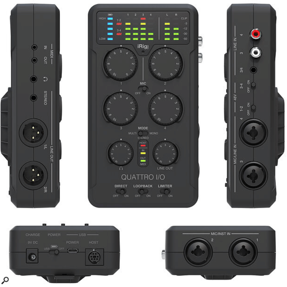 IK Multimedia IRIG PRO QUATTRO I/O
