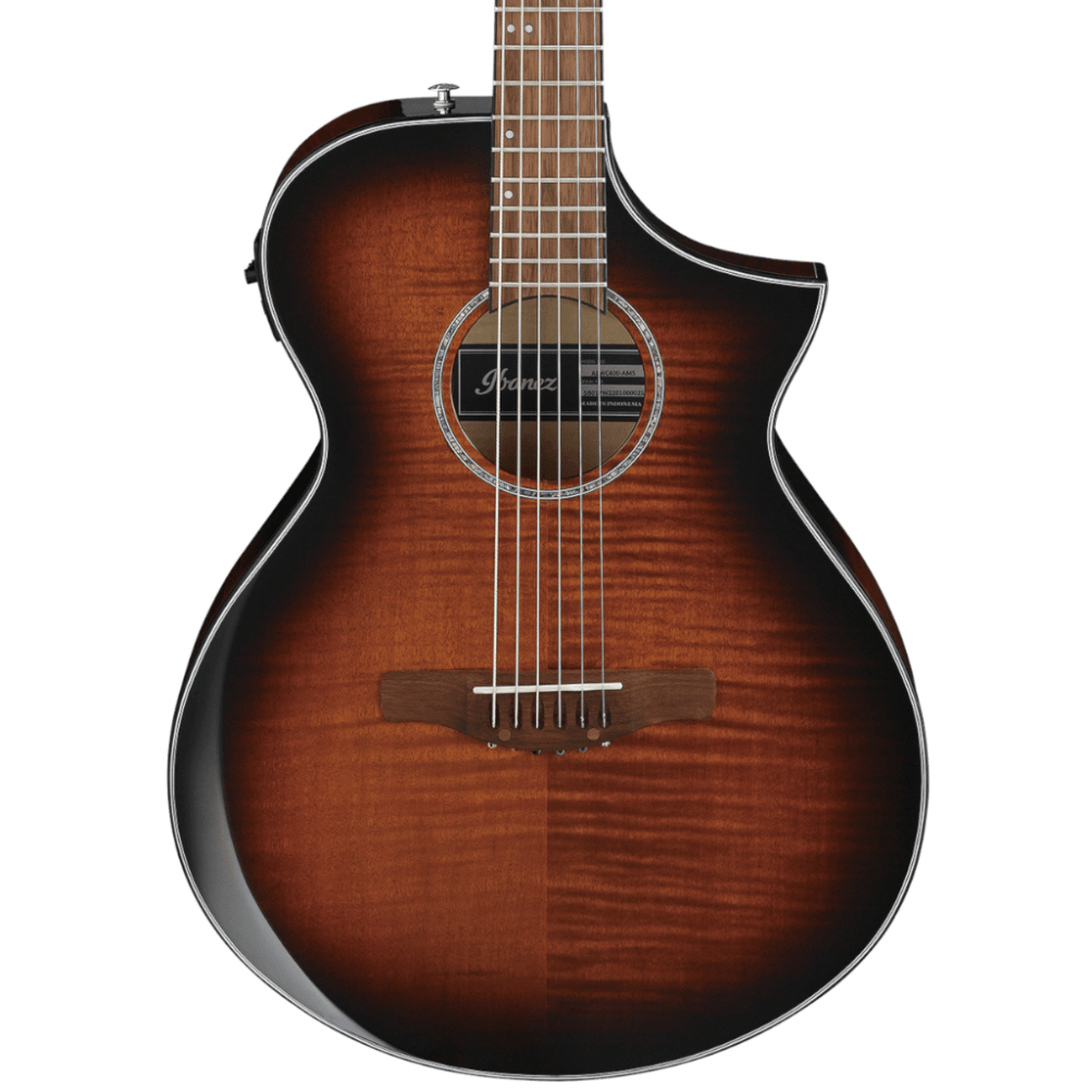 Ibanez AEWC400AMS Acoustic-electric Guitar – Amber Sunburst