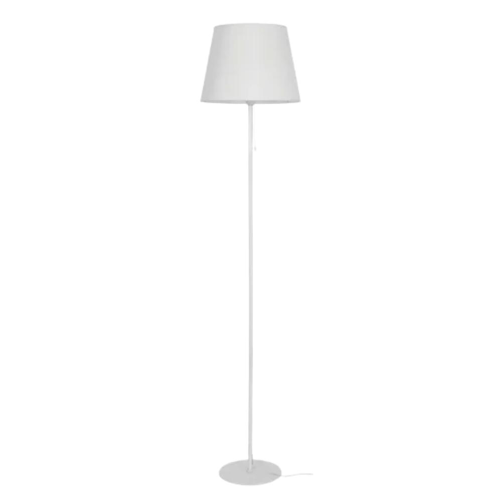 Inspire metal floor lamp white 1xe27 (DEMO, OPEN BOX, NO WARRANTY)