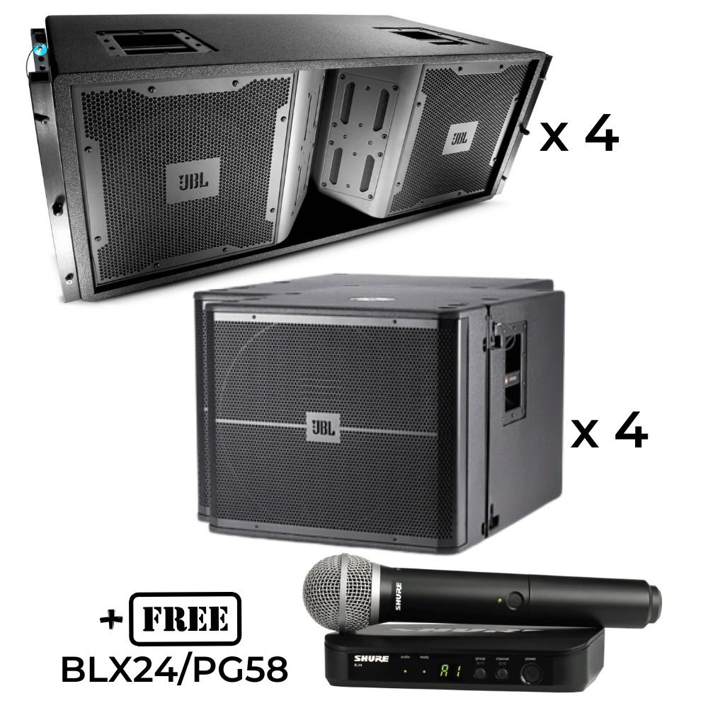 Secondhand JBL Vertec VRX Powered Line Array Combo