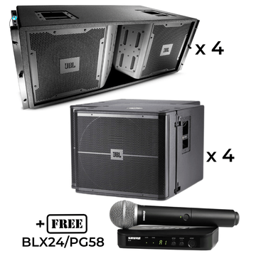 Secondhand JBL Vertec VRX Powered Line Array Combo