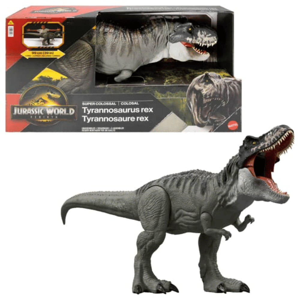 Jurassic World Rebirth Super Colossal T-Rex Action (OPEN BOX, NO WARRANTY)