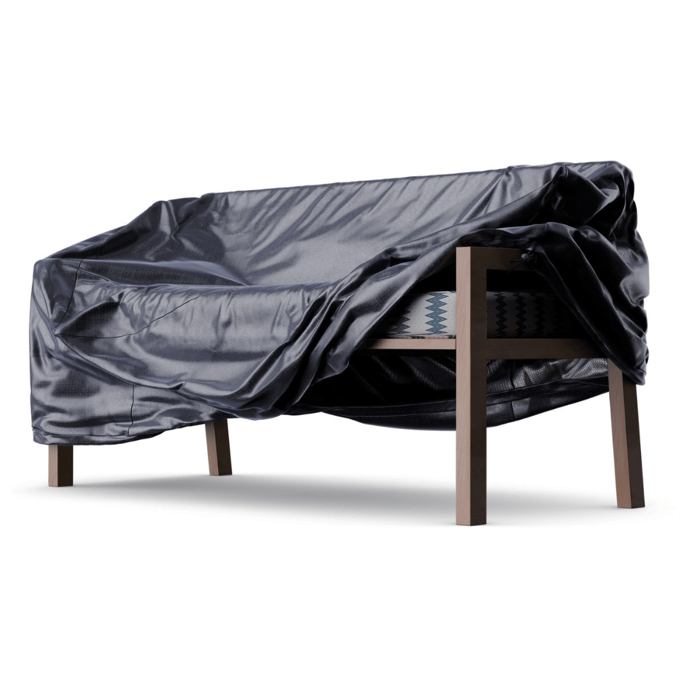 Kalahari Outdoor 2-Seater Couch Cover Black