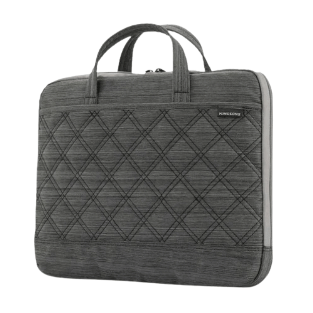 Kingsons Trace Series 15.6-inch Ladies Notebook Bag Grey and Black K8927W-BK (DEMO, OPEN BOX, NO WARRANTY)